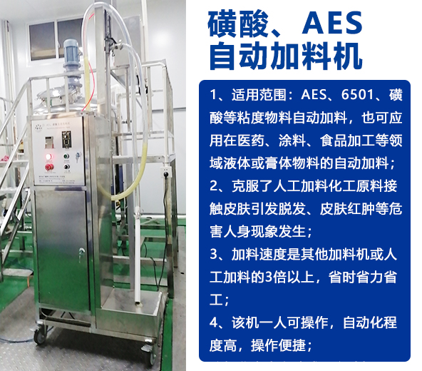 AES磺酸加料機、實驗室乳化機、片堿食鹽自動加料機-04