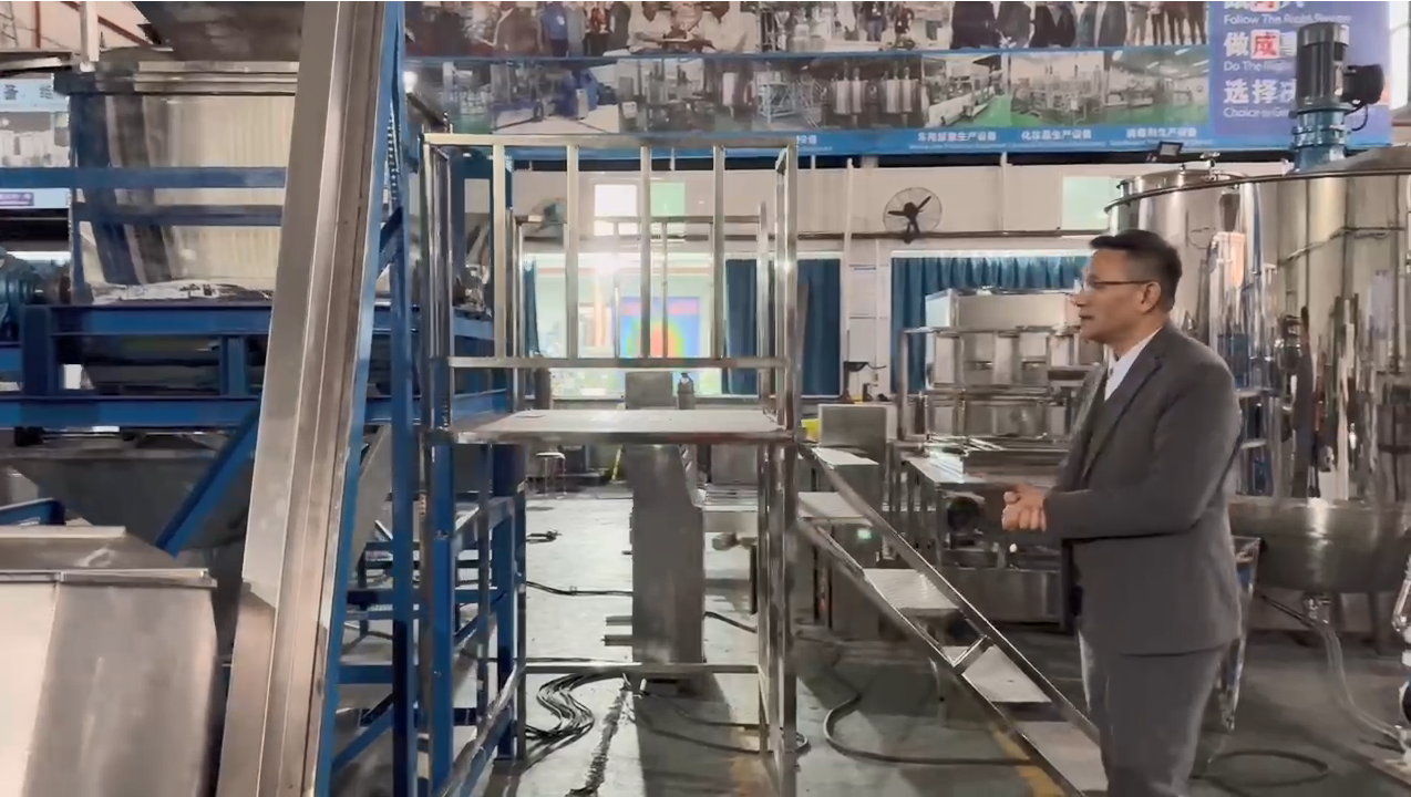 粉體自動化生產設備洗衣粉生產過程介紹